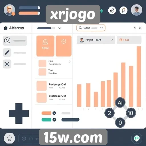 Evolução da interface do usuário no xrjogo